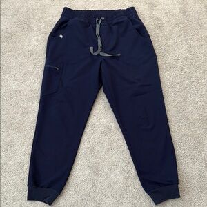 Navy Drawstring Jogger Pants - Unbranded
